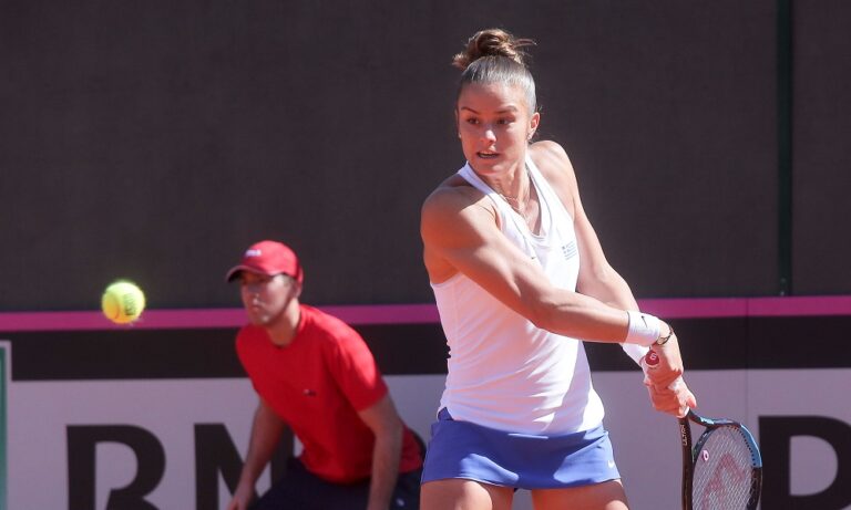 Σάκκαρη: Ήττα και στο «διπλό» του Wimbledon