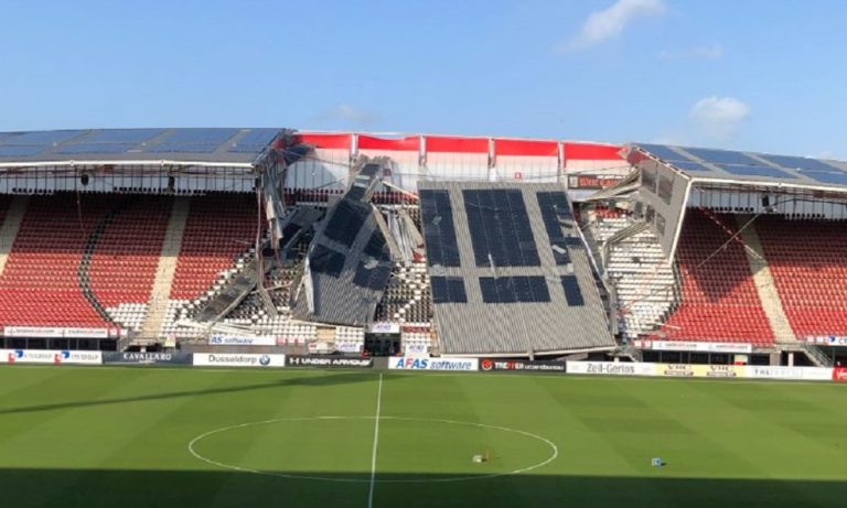 Άλκμααρ: Κατέρρευσε στέγαστρο στο γήπεδο της (pic)