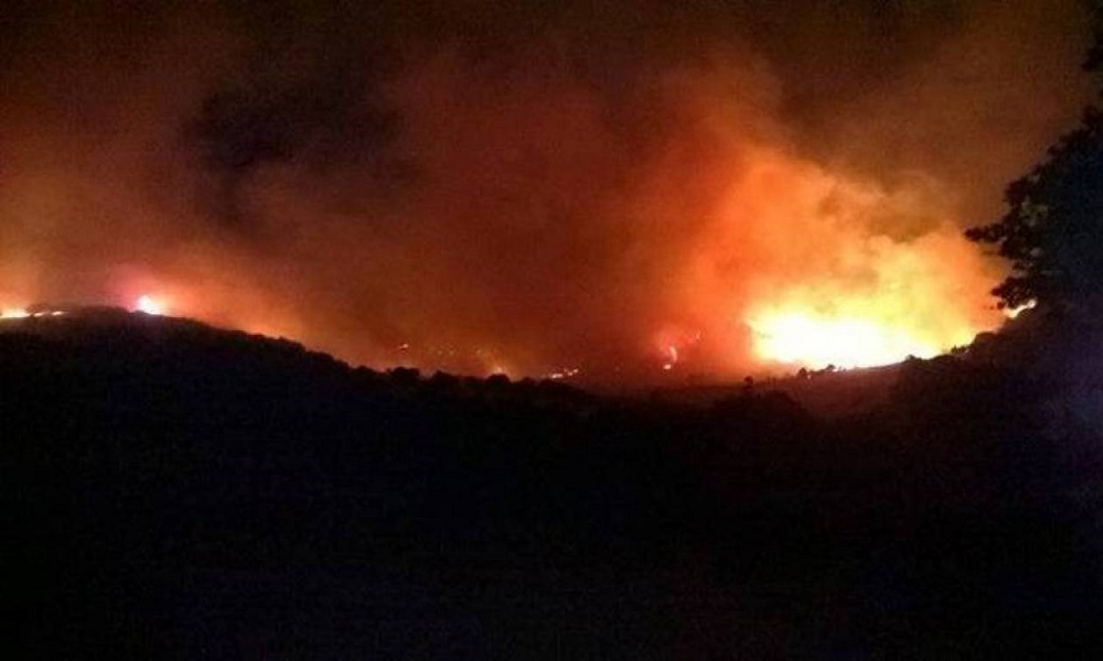 Σαμοθράκη: Πυρκαγιά στην περιοχή Καμαριώτισσα