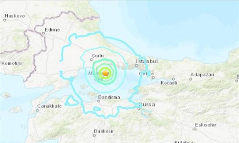 Κωνσταντινούπολη: Ισχυρός σεισμός 5,8 Ρίχτερ! (vid)
