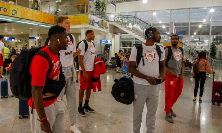 Ολυμπιακός: Αναχώρησε για την Ιταλία (pics & vid)