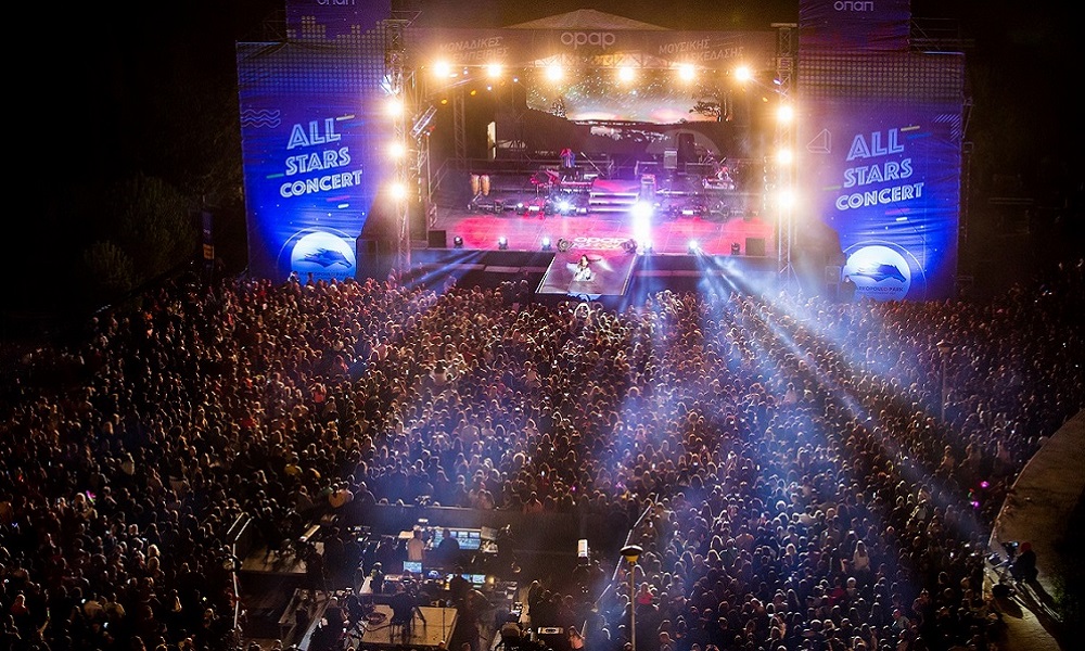 Αll Stars Concert: Σάκης Ρουβάς, Έλενα Παπαρίζου και Ελένη Φουρέιρα ξεσηκώσαν περισσότερους από 12.000 θεατές στο Μarkopoulo Park –  Δείτε τι έγινε στο show της χρονιάς από τον ΟΠΑΠ