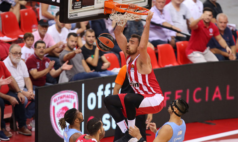 Σπανούλης – Μιλουτίνοφ: Τρομερή ασίστ και κάρφωμα (vid)