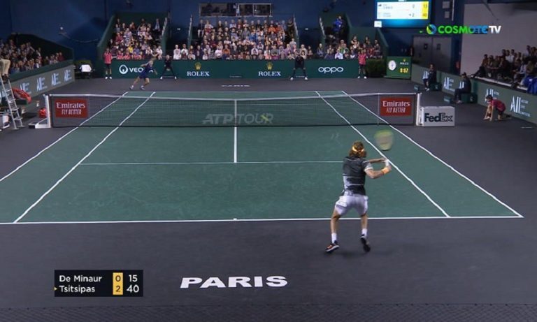 Στην 8άδα του Paris Masters o Τσιτσιπάς (vid)