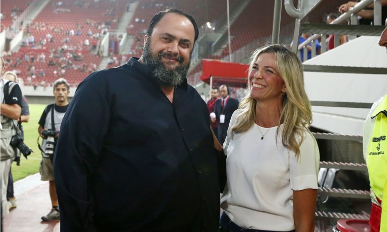 O Βαγγέλης Μαρινάκης και ο Αντώνης Ρέμος συζητούν για το νέο MEGA