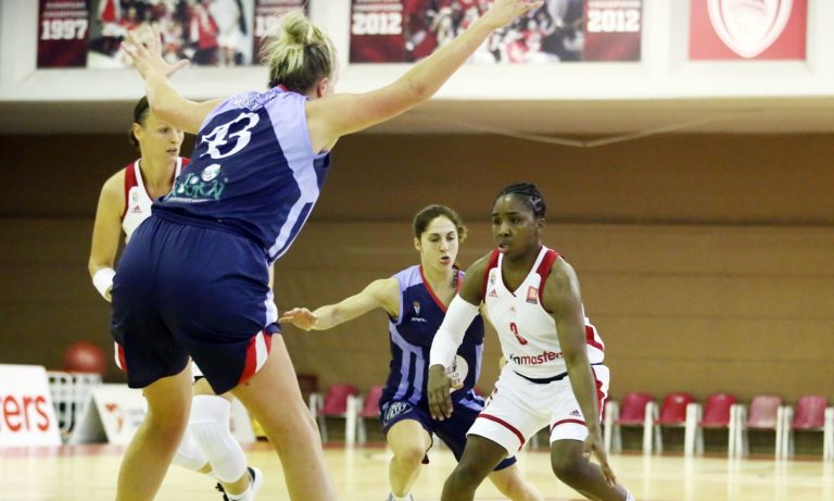 Ολυμπιακός – Ελευθερία Μοσχάτου 75-62: 7Χ7 οι «ερυθρόλευκες» (vid)