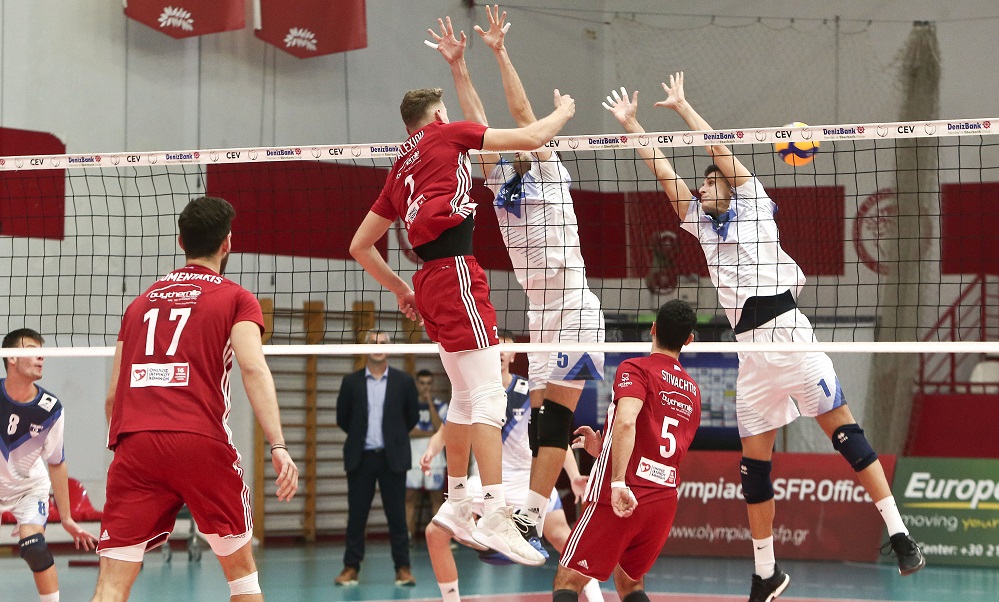 Σαν σε… προπόνηση ο Ολυμπιακός, 3-0 σετ τον Εθνικό