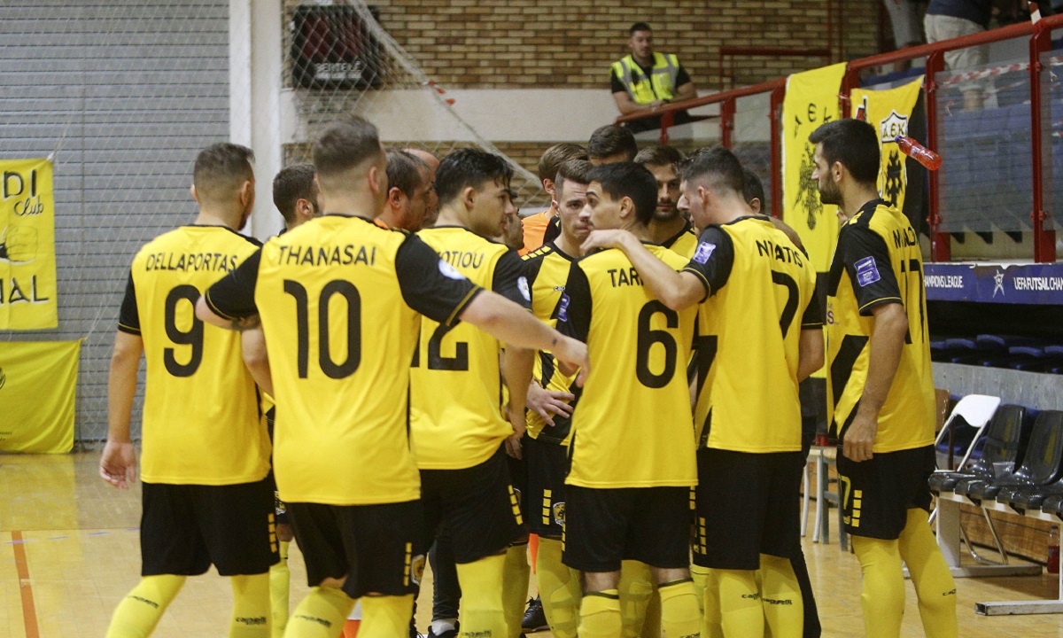 Futsal Super League: Συνεχίζει το απόλυτο η ΑΕΚ