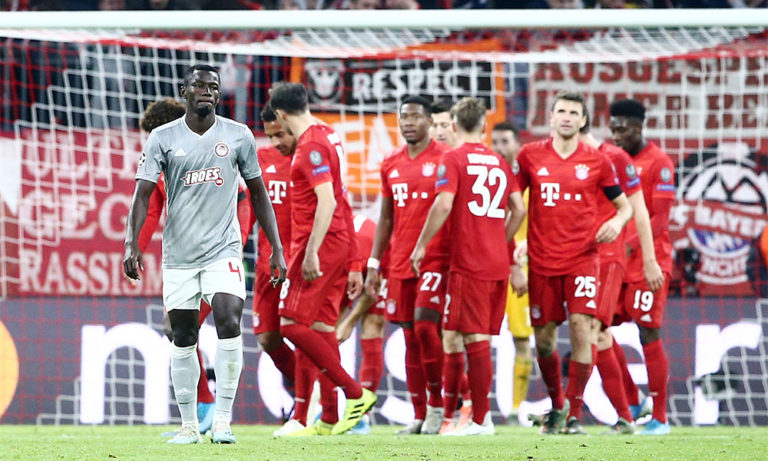 Μπάγερν – Ολυμπιακός 2-0: Τα γκολ και ο Σα (vid)