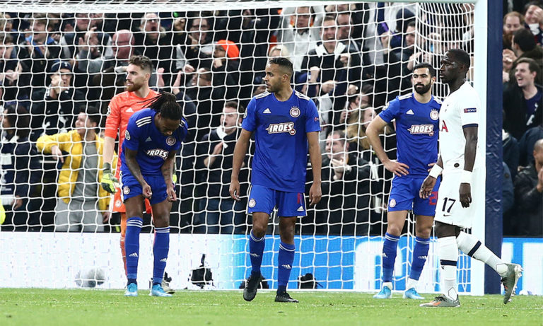 Τότεναμ – Ολυμπιακός 4-2: Ένα ημίχρονο δεν ήταν αρκετό…