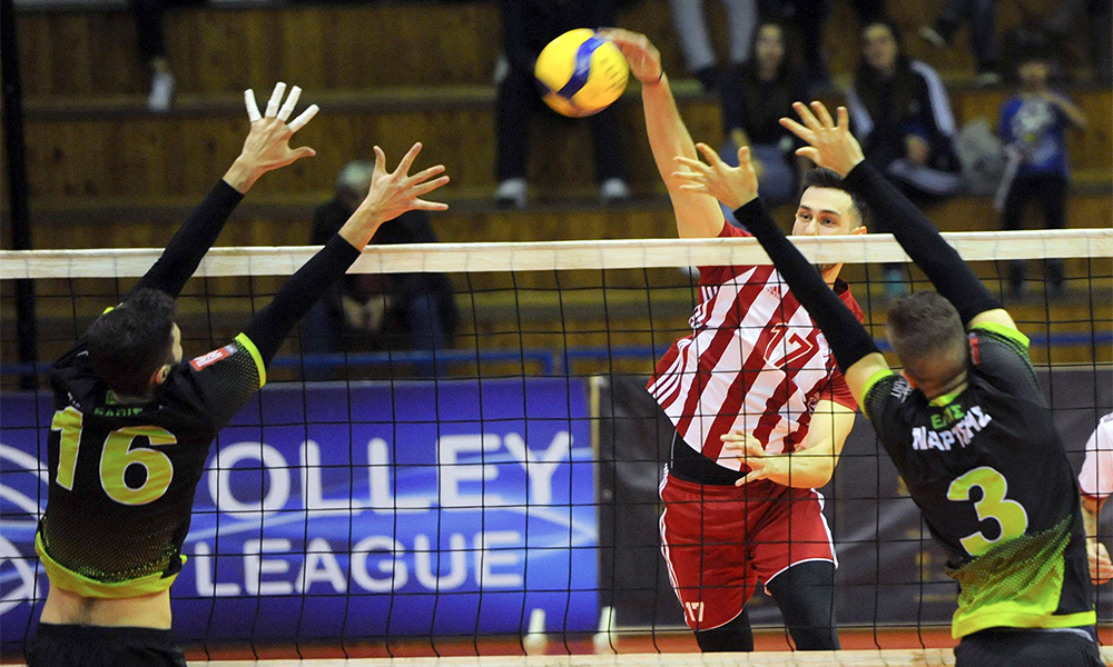 Volley League: Άνετο πέρασμα Ολυμπιακού