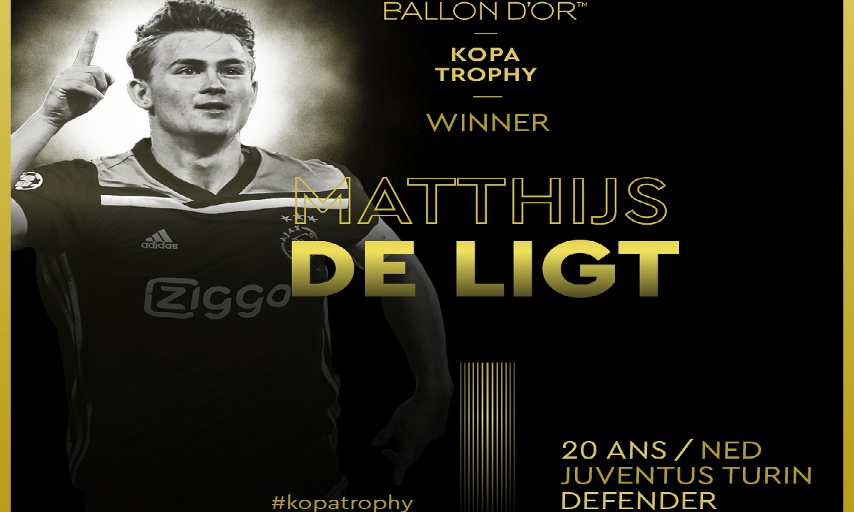 Χρυσή Μπάλα 2019: Κορυφαίος νεαρός παίκτης ο Ματάις Ντε Λιχτ!