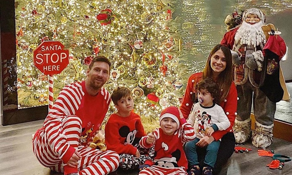 Η τρομερή χριστουγεννιάτικη φωτογραφία της οικογένειας Μέσι