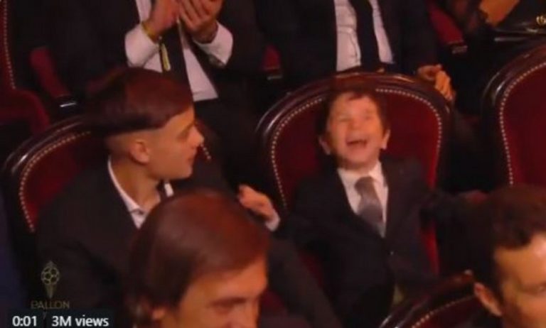 Χρυσή Μπάλα 2019: Επική αντίδραση απ’ τους γιους του Μέσι! (vid)