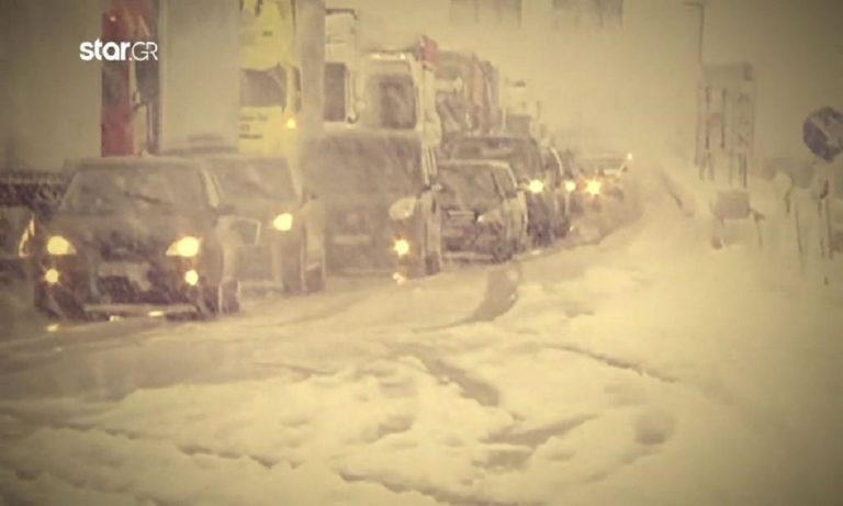 Ζηνοβία: Στην κατάψυξη η χώρα – Κλειστοί δρόμοι στην Αττική