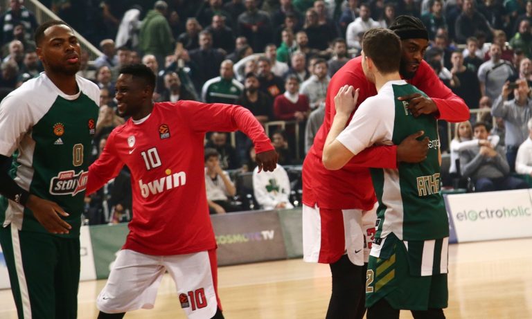 Παναθηναϊκός και Ολυμπιακός να… τρώγονται στο παρκέ!