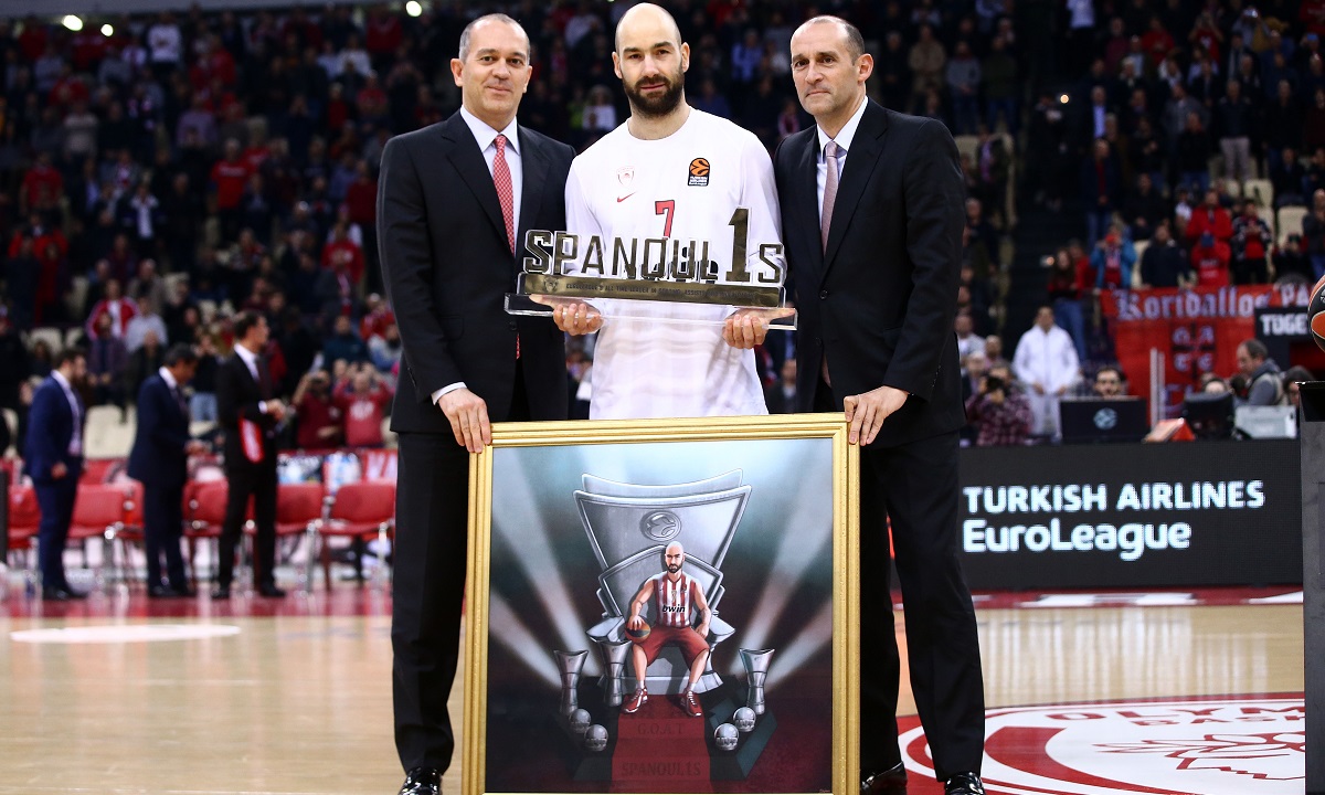 Ολυμπιακός: Η βράβευση του Σπανούλη και το συγκινητικό βίντεο