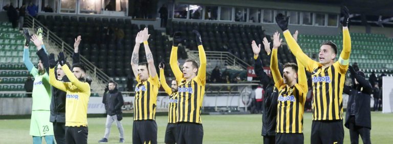 Ξάνθη – Άρης: Τα στιγμιότυπα και οι πανηγυρισμοί των «κίτρινων» (vids)