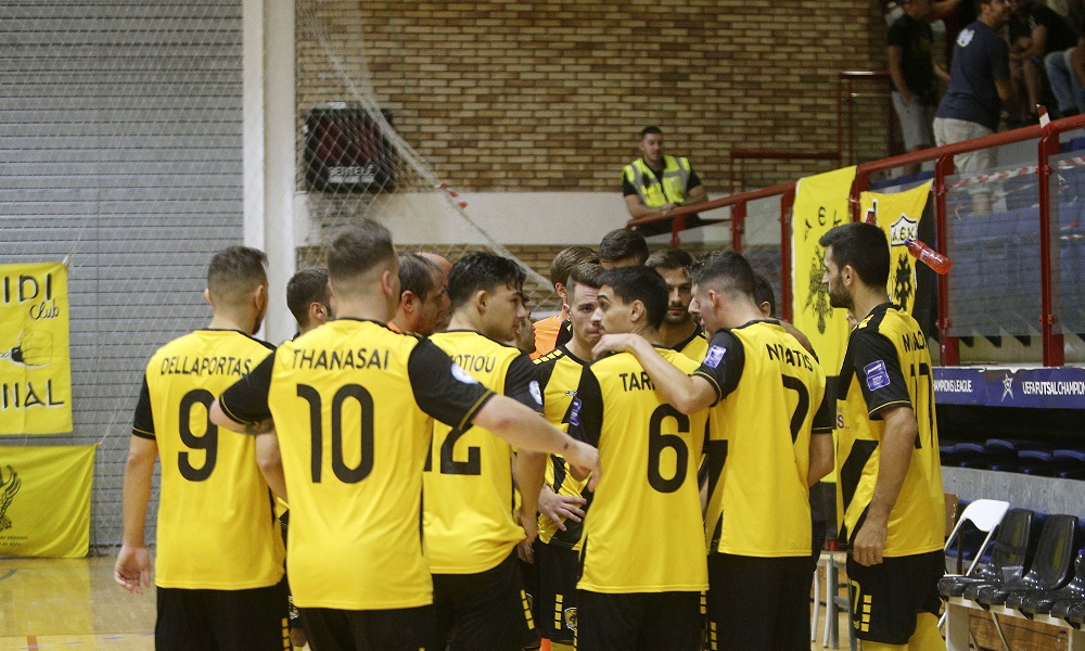 Futsal Super League: Εδραιώθηκε στην κορυφή η ΑΕΚ