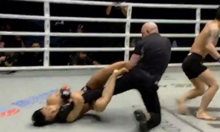 Απίστευτο: Μαχητής τρώει ΚΟ και… (vid)