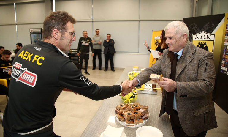 ΑΕΚ: Παρουσία Μελισσανίδη η κοπή πίτας (pics)