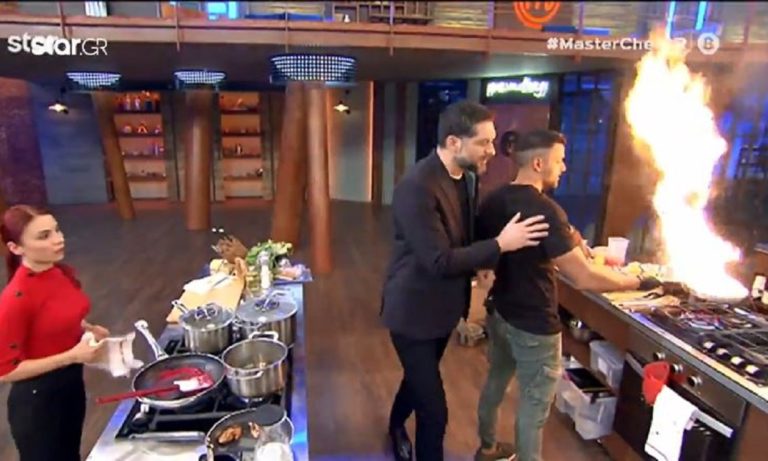 MasterChef 4: Ο Ιωαννίδης σε ρόλο πυροσβέστη (pics)