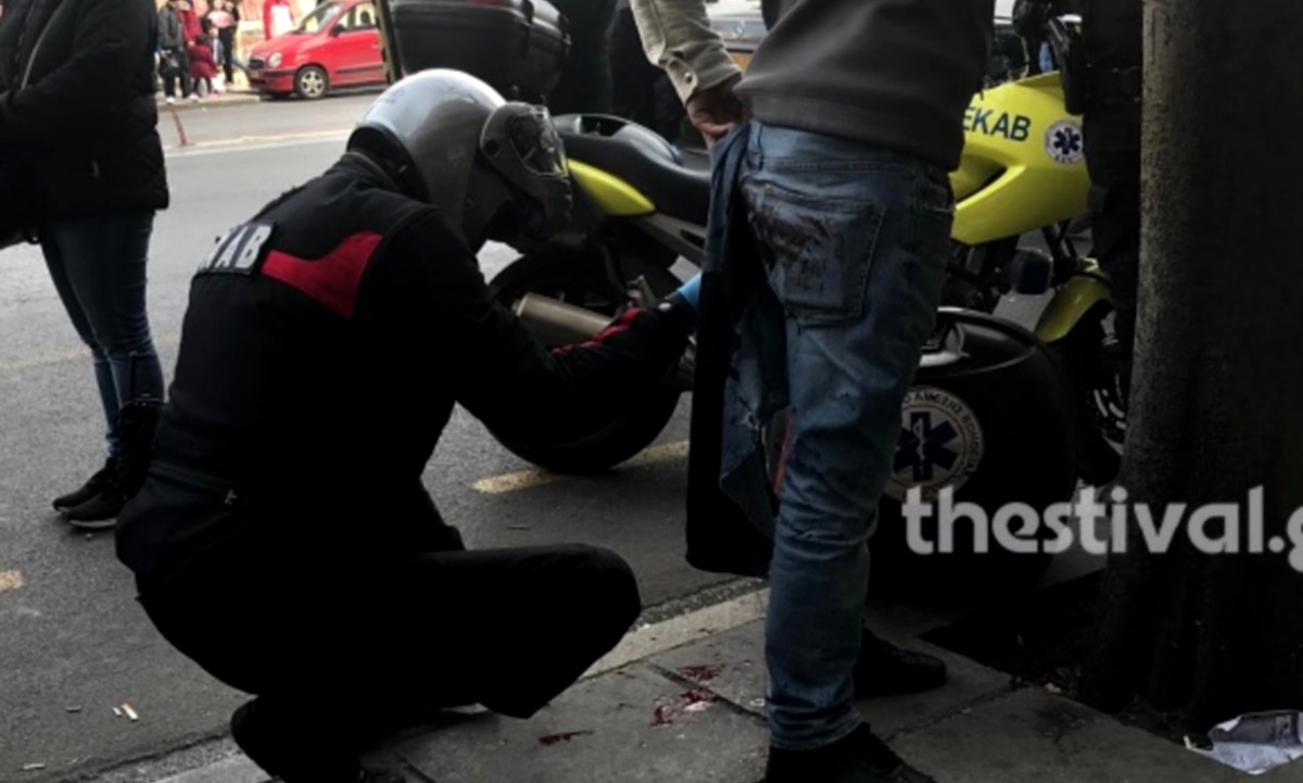 ΣΟΚ στη Θεσσαλονίκη: Τον μαχαίρωσε για να του πάρει το κινητό στο κέντρο της πόλης (pics)