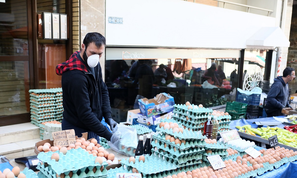 Κορονοϊός: Κλειστές το Σάββατο οι λαϊκές αγορές – Τι αλλάζει από Δευτέρα