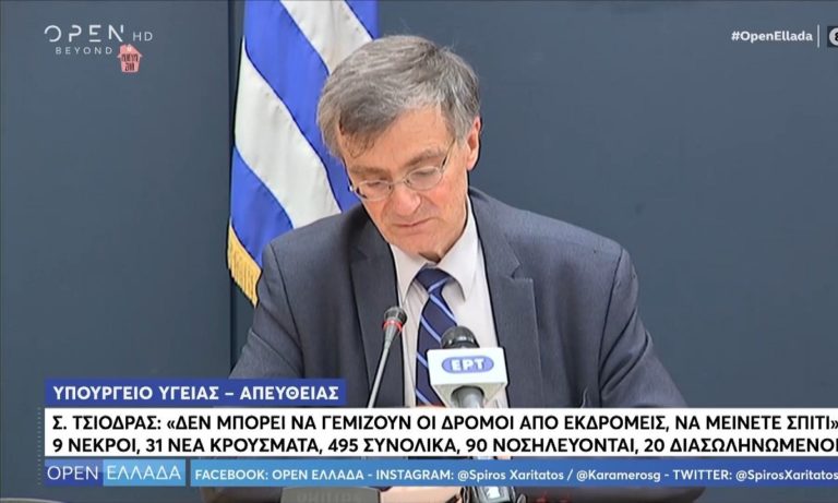 Έξαλλος ο Τσιόδρας με τους εκδρομείς: «Πόσες φορές θα πρέπει να πω τα ίδια και τα ίδια»!