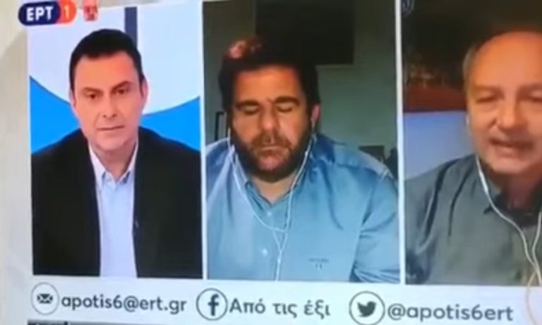 ΕΡΤ – Απίστευτο: Παρουσιαστής κόντεψε να… κοιμηθεί στον «αέρα» (vid)