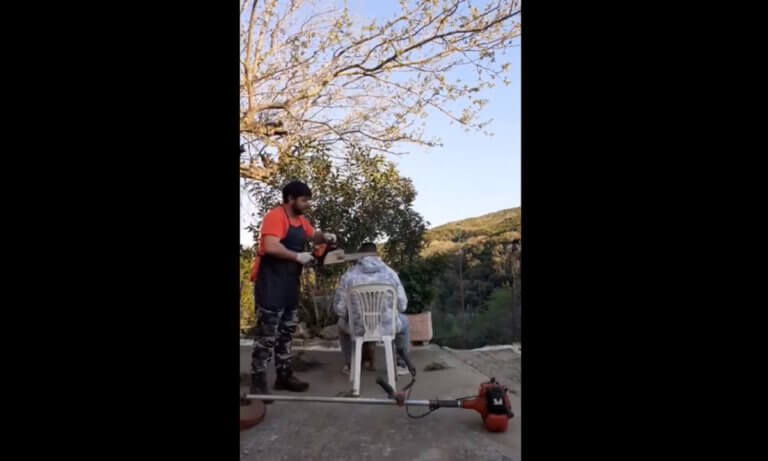 Επικό βίντεο: «Έτσι κουρευόμαστε στη Ναύπακτο»