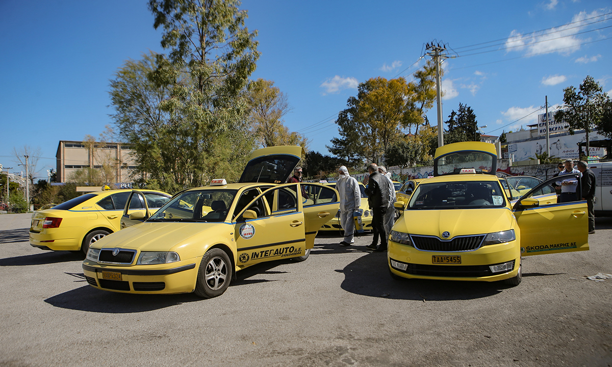 Κορονοϊός: Προβληματισμένοι οι οδηγοί ταξί (vid)