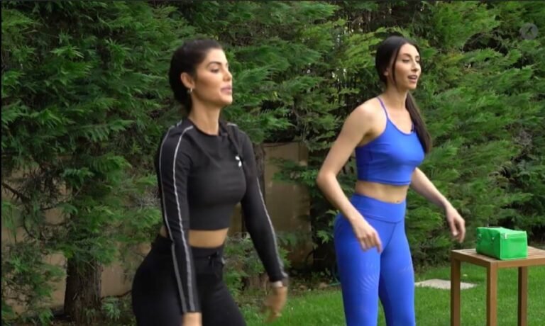 Δημητράκου: Γυμναστική μαζί με την Ιωάννα Μπελλά (vids)