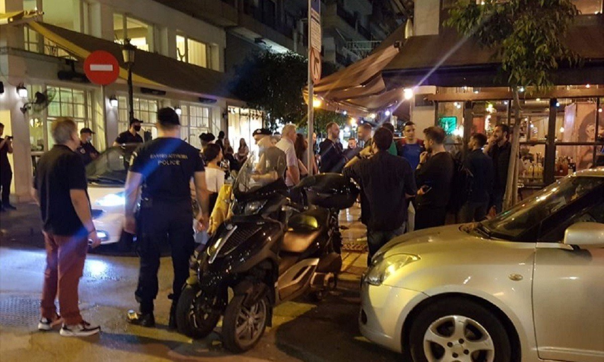 Θεσσαλονίκη: Ξανά συνωστισμός για ένα ποτό και παρέμβαση αστυνομίας