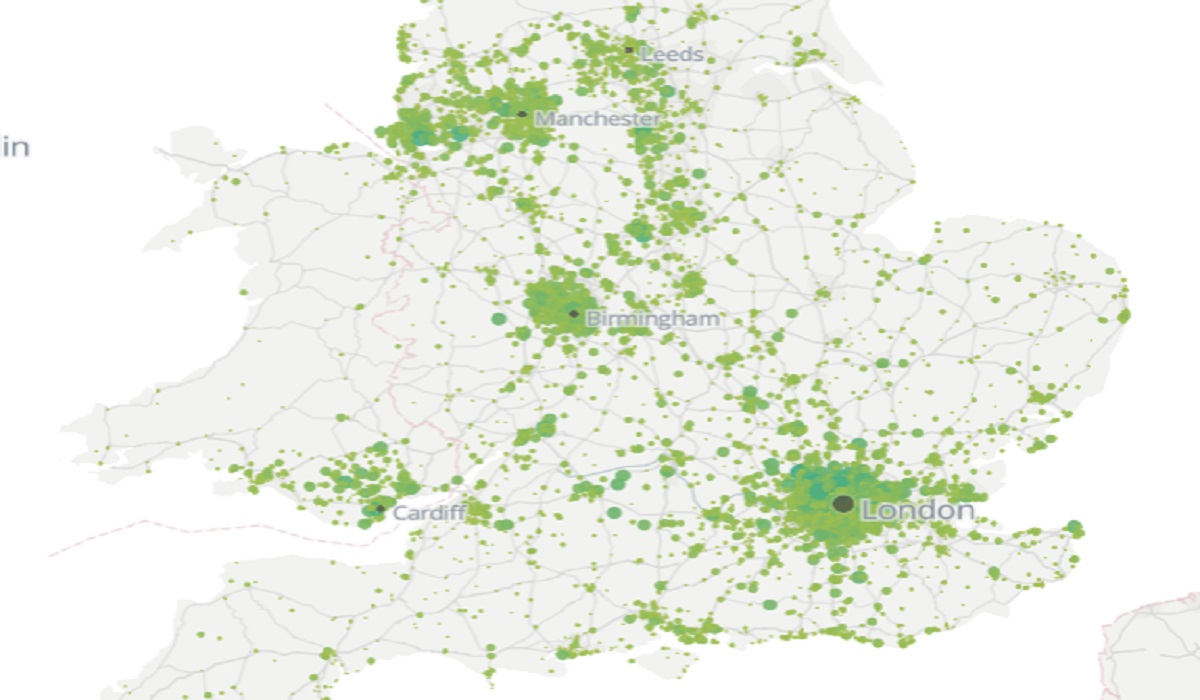 Κορονοϊός: Ο χάρτης του θανάτου στη Μεγάλη Βρετανία