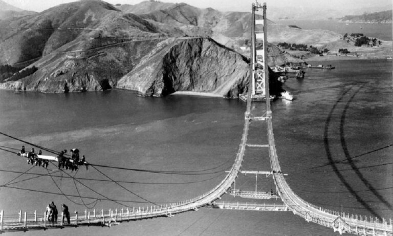 Σπάνιες φωτογραφίες από την κατασκευή της διάσημης Golden Gate το 1937!