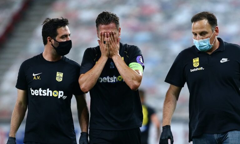 Ολυμπιακός – Άρης: Ο Δεληζήσης αποχώρησε με ζαλάδες