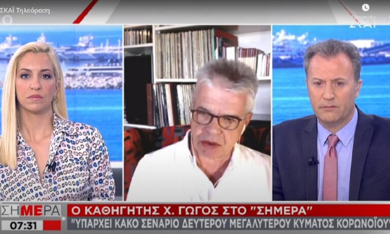 Γώγος: «Αυτά είναι τα τρία σενάρια για την εξέλιξη του κορονοϊού»