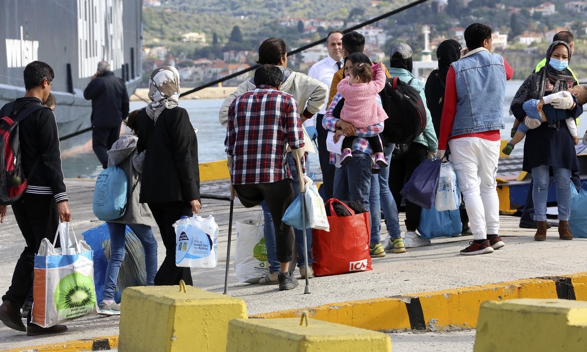Μυτιλήνη: Αναχώρησαν 550 πρόσφυγες που έχουν δικαίωμα μετακίνησης εντός Ελλάδας