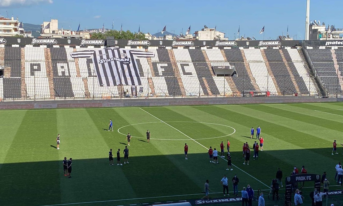 ΠΑΟΚ – Ολυμπιακός: Αφίξεις με μάσκες και Τούμπα… εκκλησία! (vids+pics)