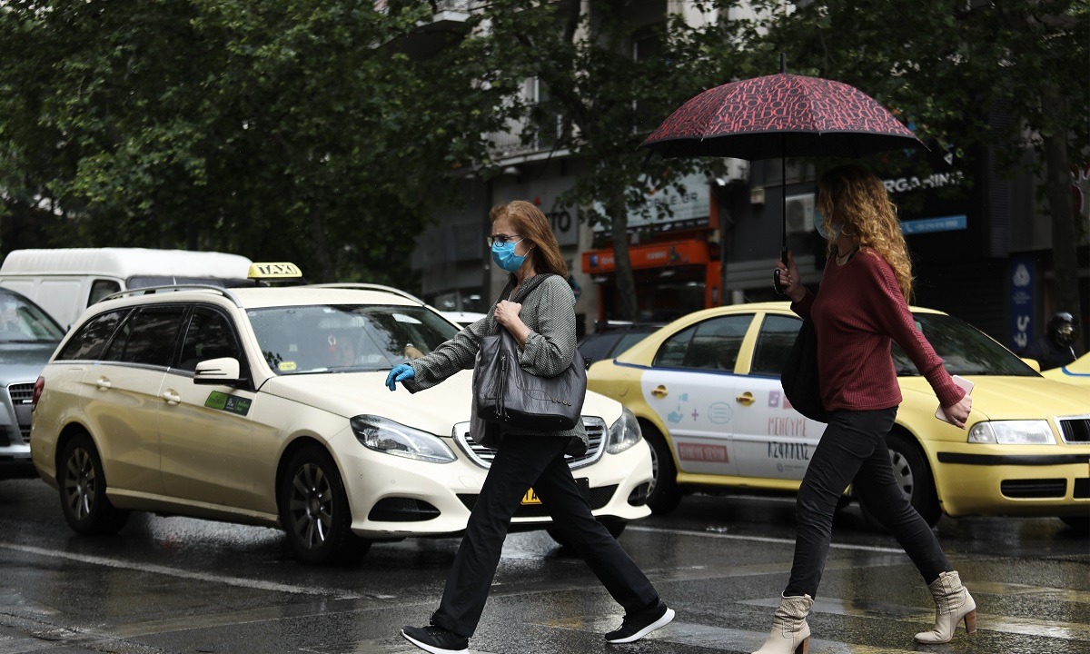 Καιρός – Αττική: Σφοδρή βροχόπτωση στην Αθήνα!