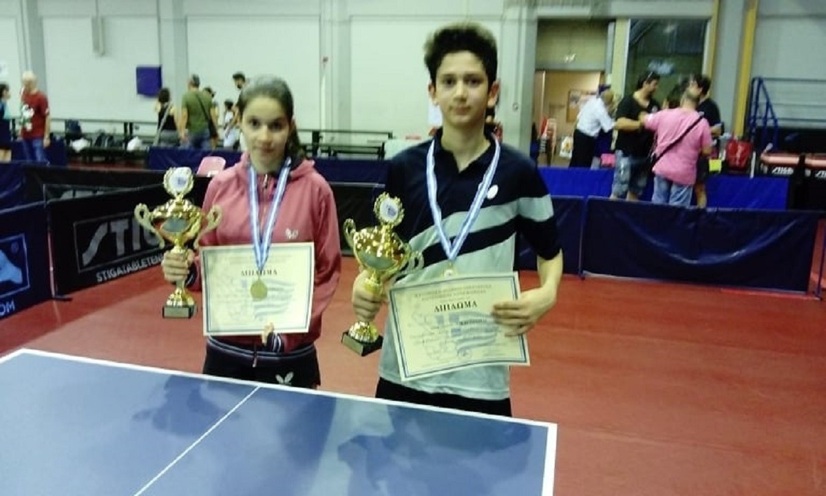 Επιτραπέζια αντισφαίριση: Μαδέσης και Μεραμβελλιωτάκη τα πρωτεία