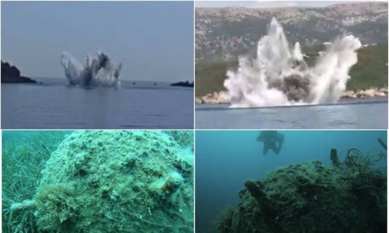 Σύβοτα: Εντυπωσιακή εξουδετέρωση νάρκης του Β’ Παγκοσμίου Πολέμου (vid)