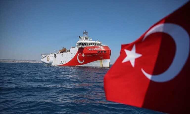Oruc Reis: Έφθασε στο σημείο όπου θα κάνει έρευνες λέει η Τουρκία