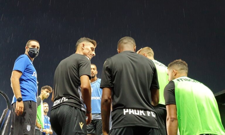 ΠΑΟΚ – Μπεσίκτας: Με βροχή το ματς στην Τούμπα (pic)