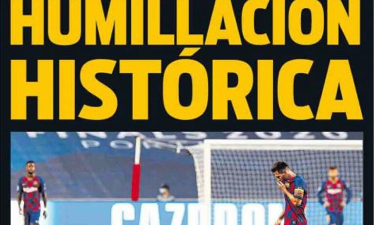 Ισπανικός Τύπος για Μπαρτσελόνα: «Iστορική ταπείνωση» (pics, vids)