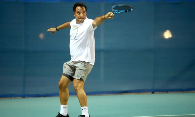 Άδωνις: Σαν άλλος… Τσιτσιπάς, νίκησε στο ΟΑΚΑ και το πανηγύρισε έξαλλα! (pics)