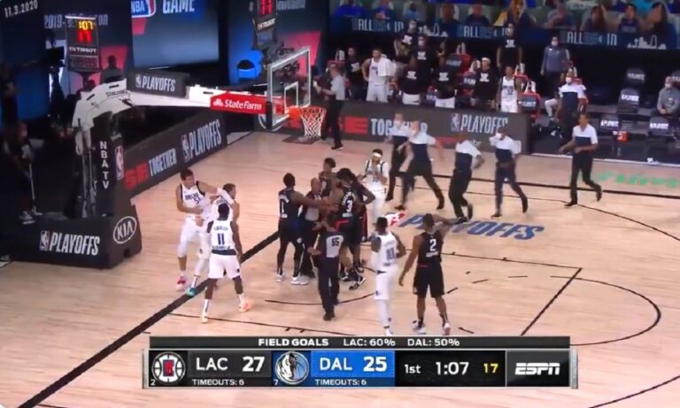 Μάβερικς- Κλίπερς: Ξανά ύπουλο χτύπημα του Μόρις στον Ντόνσιτς (vid)