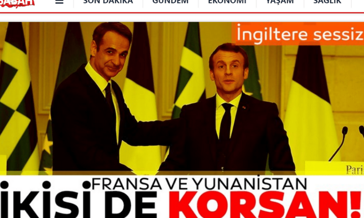 Oruc Reis – Τουρκική εφημερίδα Sabah: Χαρακτηρίζει Ελλάδα και Γαλλία «πειρατικές»