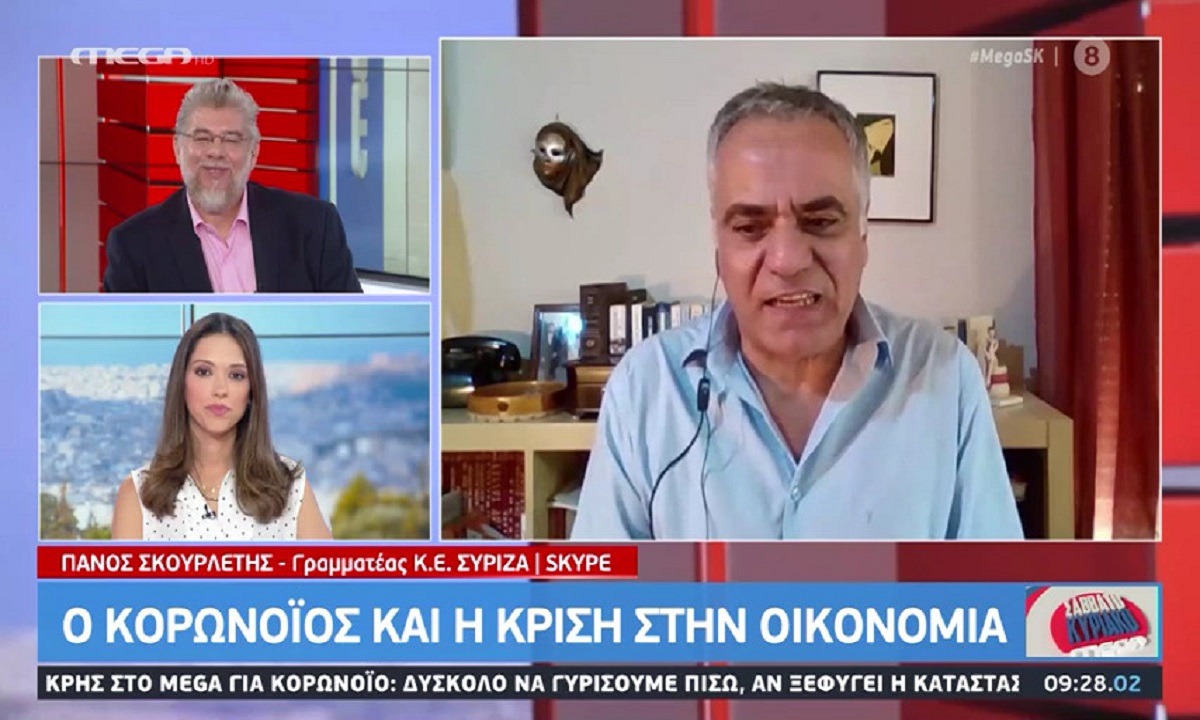 Σκουρλέτης: «Πόσες μάσκες θα αγοράζαμε αν είχαμε μια γλάστρα λιγότερη στον Μεγάλο Περίπατο;»